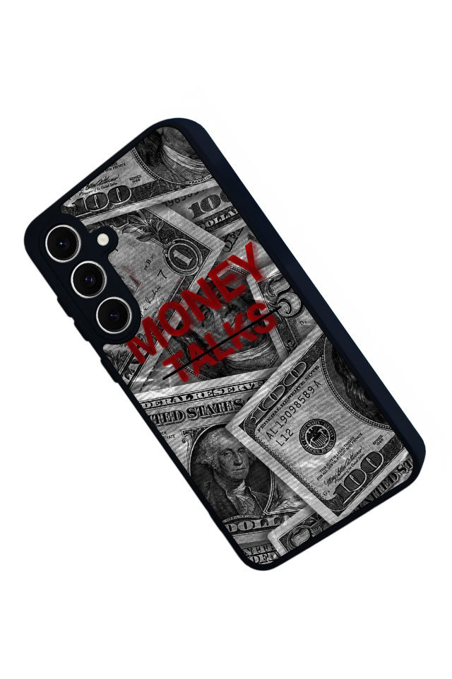 Samsung Galaxy S24 FE Uyumlu Money Para Tasarımlı Glossy Premium Kılıf
