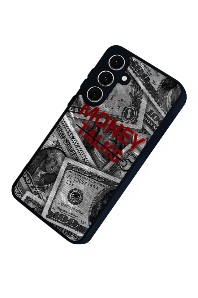 Samsung Galaxy S24 FE Uyumlu Money Para Tasarımlı Glossy Premium Kılıf