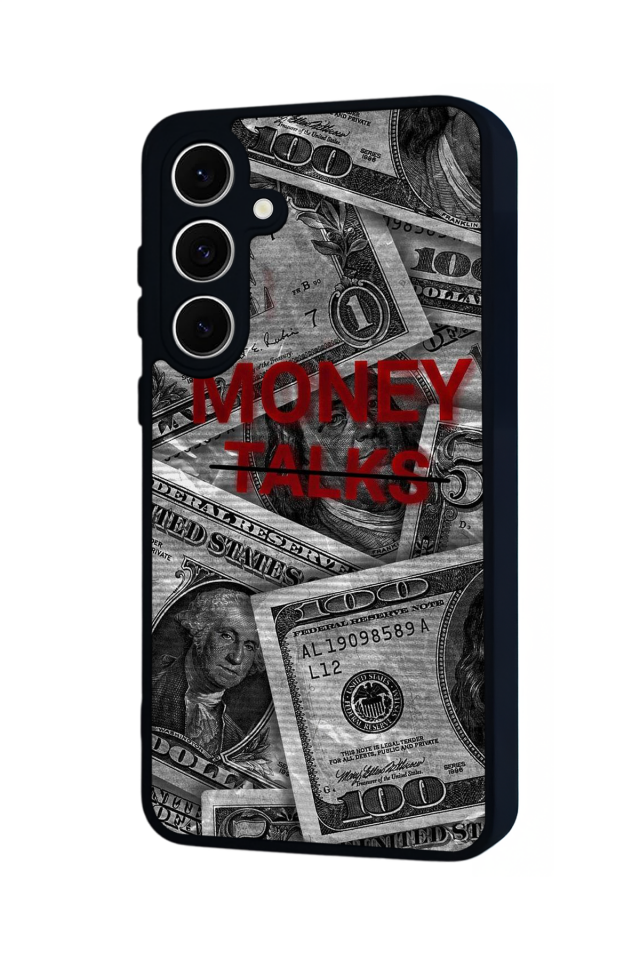 Samsung Galaxy S24 FE Uyumlu Money Para Tasarımlı Glossy Premium Kılıf