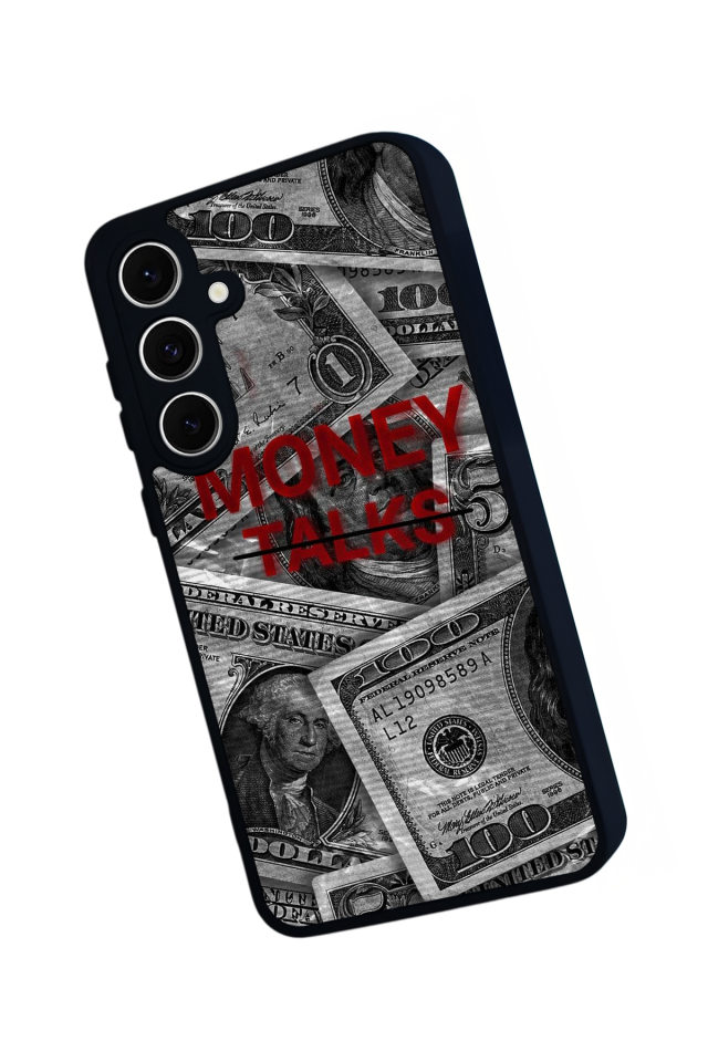 Samsung Galaxy S24 FE Uyumlu Money Para Tasarımlı Glossy Premium Kılıf