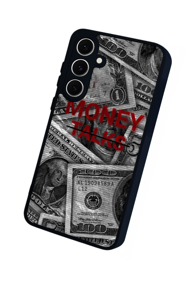 Samsung Galaxy S24 FE Uyumlu Money Para Tasarımlı Glossy Premium Kılıf