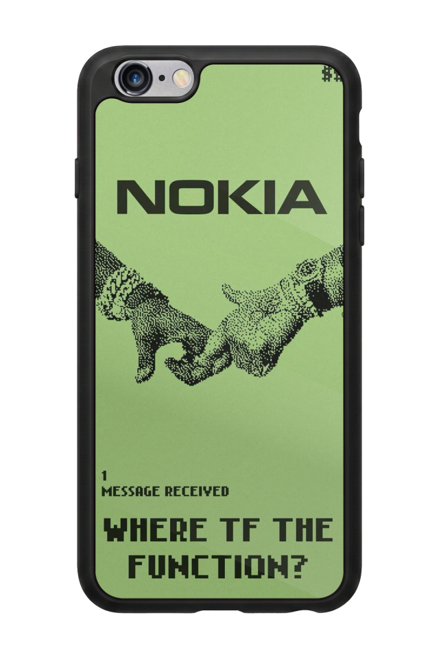 iPhone 6 Plus Uyumlu Nokia Tasarımlı Glossy Premium Kılıf