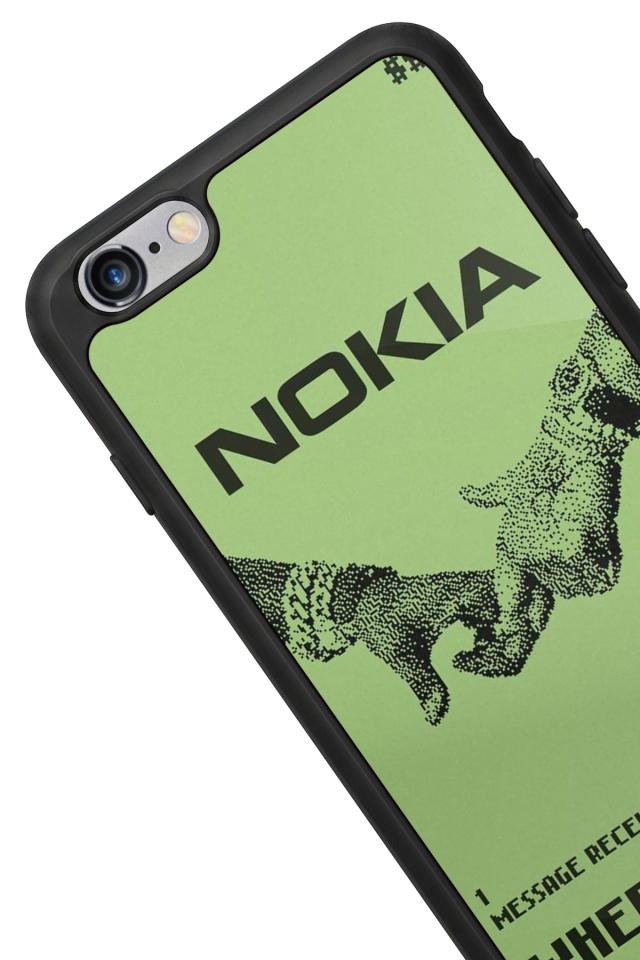 iPhone 6 Plus Uyumlu Nokia Tasarımlı Glossy Premium Kılıf