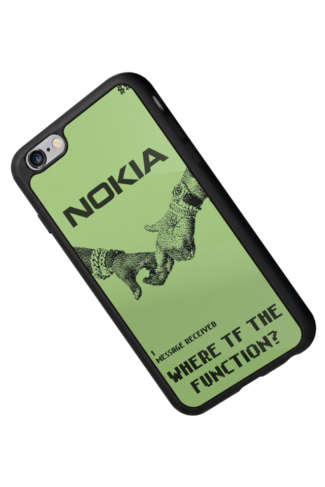 iPhone 6 Plus Uyumlu Nokia Tasarımlı Glossy Premium Kılıf