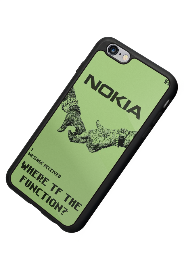 iPhone 6 Plus Uyumlu Nokia Tasarımlı Glossy Premium Kılıf