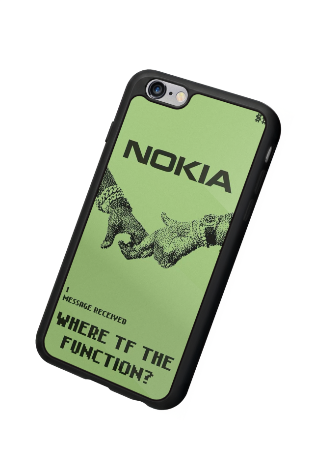 iPhone 6 Plus Uyumlu Nokia Tasarımlı Glossy Premium Kılıf