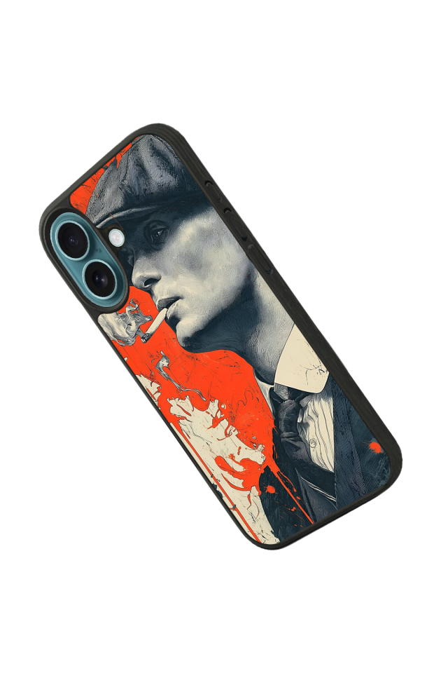 iPhone 16 Plus Uyumlu Peaky Blinders Tasarımlı Glossy Premium Kılıf