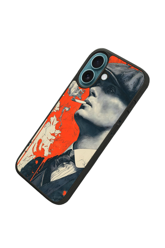 iPhone 16 Plus Uyumlu Peaky Blinders Tasarımlı Glossy Premium Kılıf