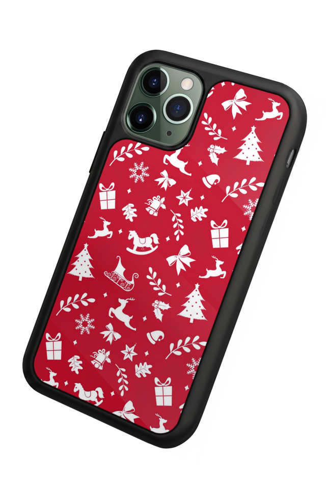 iPhone 11 Pro Uyumlu Yilbasi Christmas Tasarımlı Glossy Premium Kılıf