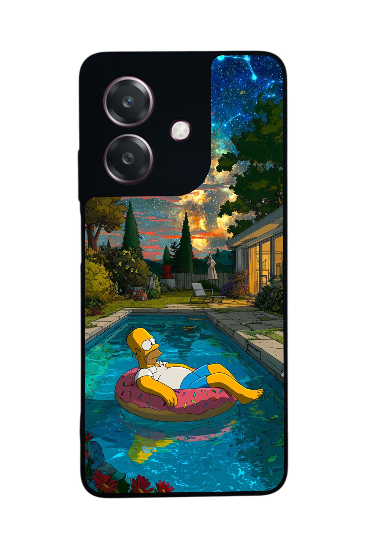 Oppo A3 5G Uyumlu The Simpsons Tasarımlı Glossy Premium Kılıf