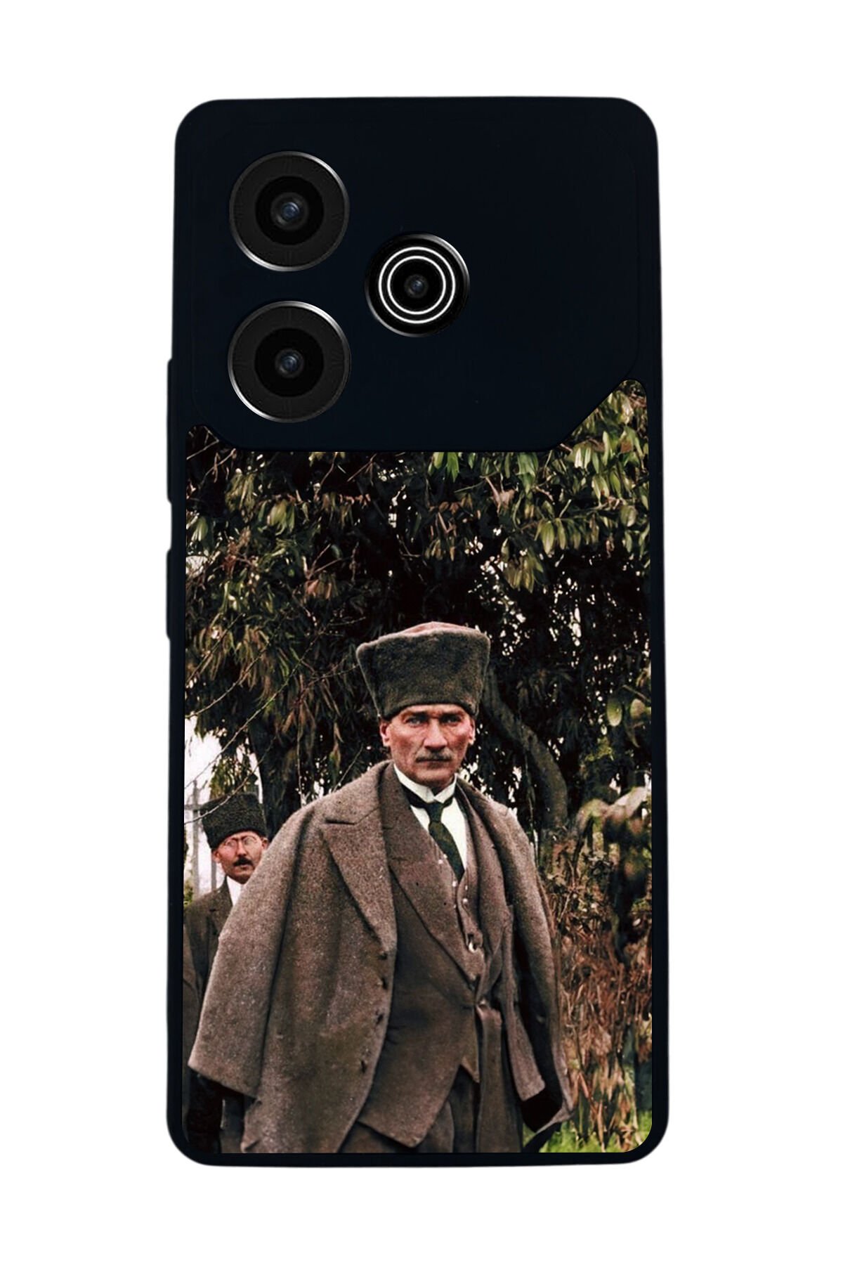 Tecno Pova 6 Uyumlu Mustafa Kemal Ataturk Tasarımlı Glossy Premium Kılıf