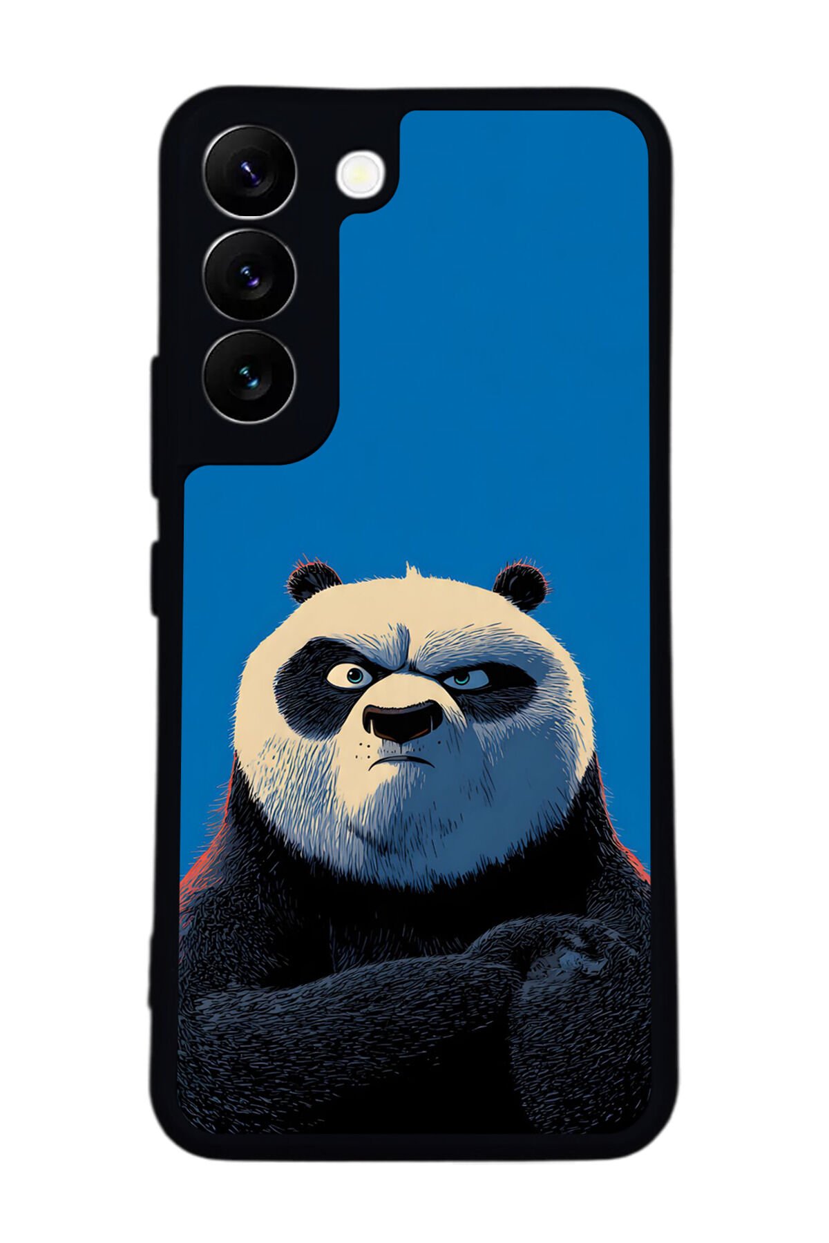 Samsung Galaxy S22 Uyumlu Kung Fu Panda Tasarımlı Glossy Premium Kılıf