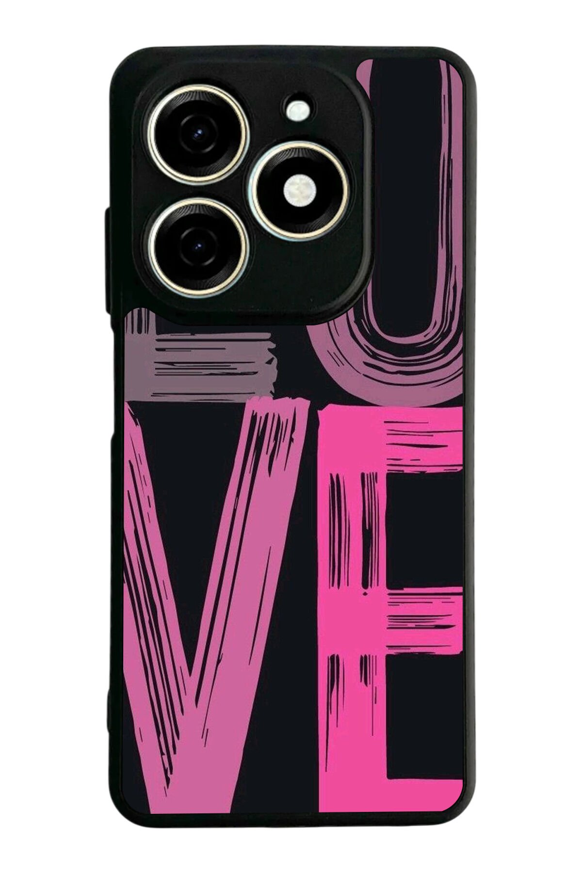 Infınıx Smart 8 Pro Uyumlu Love Tasarımlı Glossy Premium Kılıf