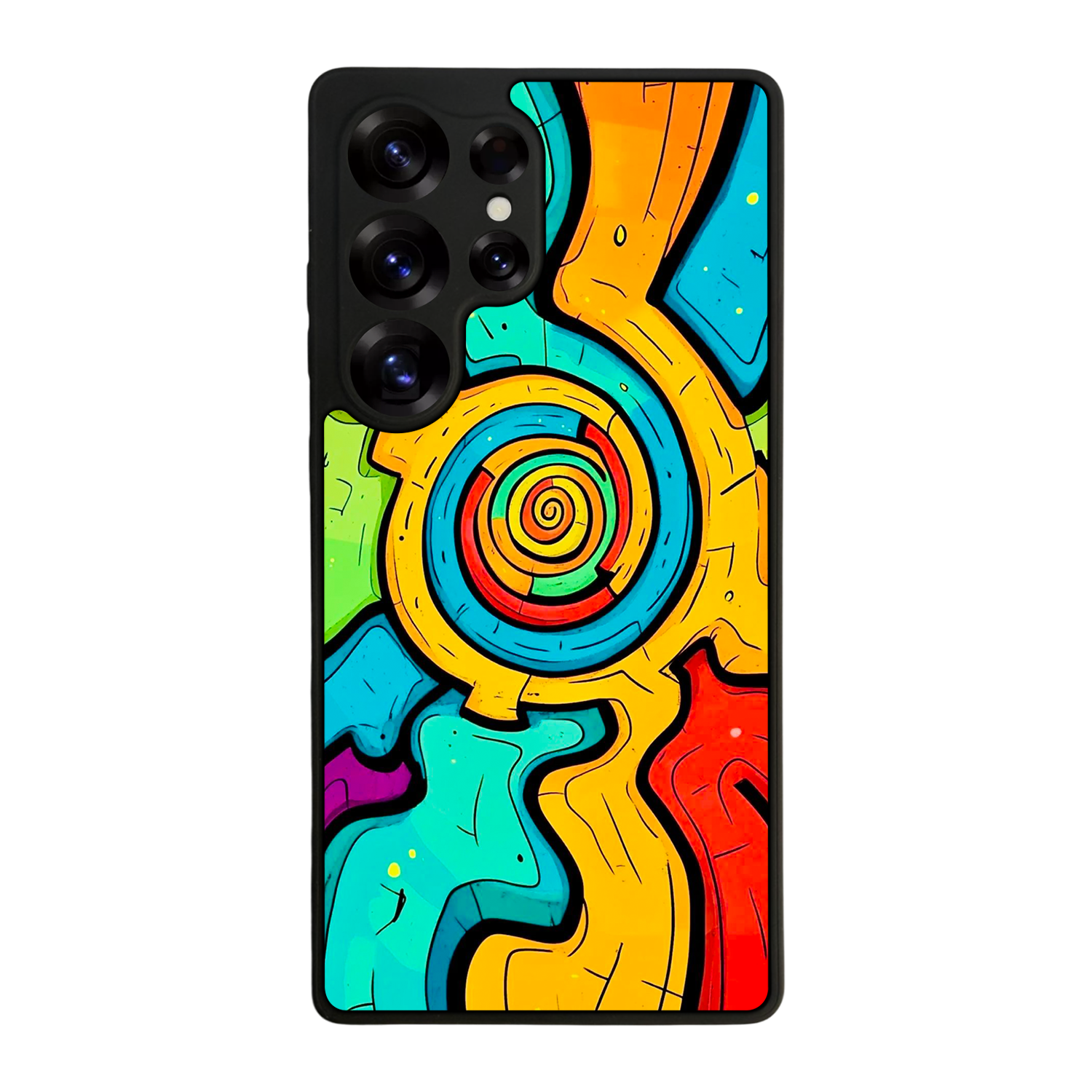 Samsung Galaxy S25 Ultra Uyumlu Abstract Tasarımlı Glossy Premium Kılıf