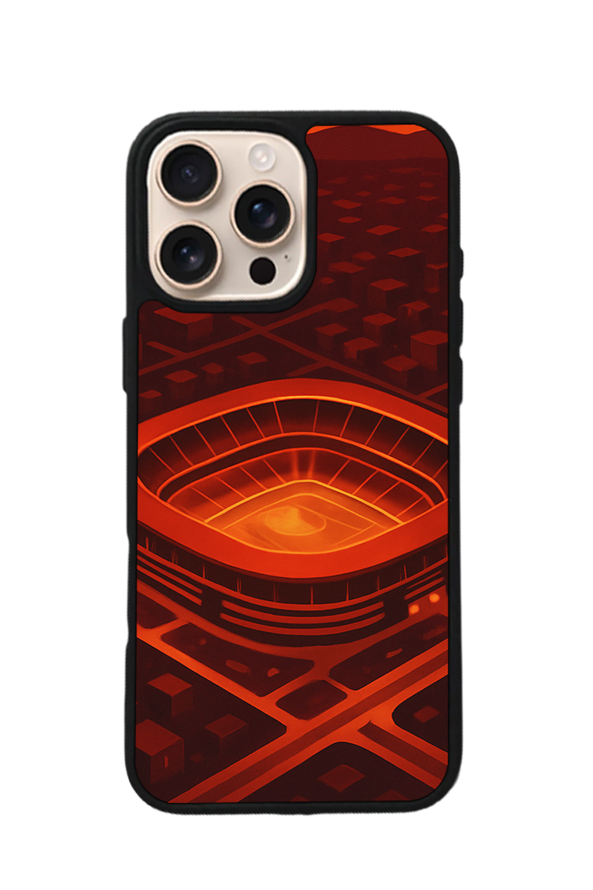 iPhone 16 Pro Uyumlu Aslan Tasarımlı Glossy Premium Kılıf