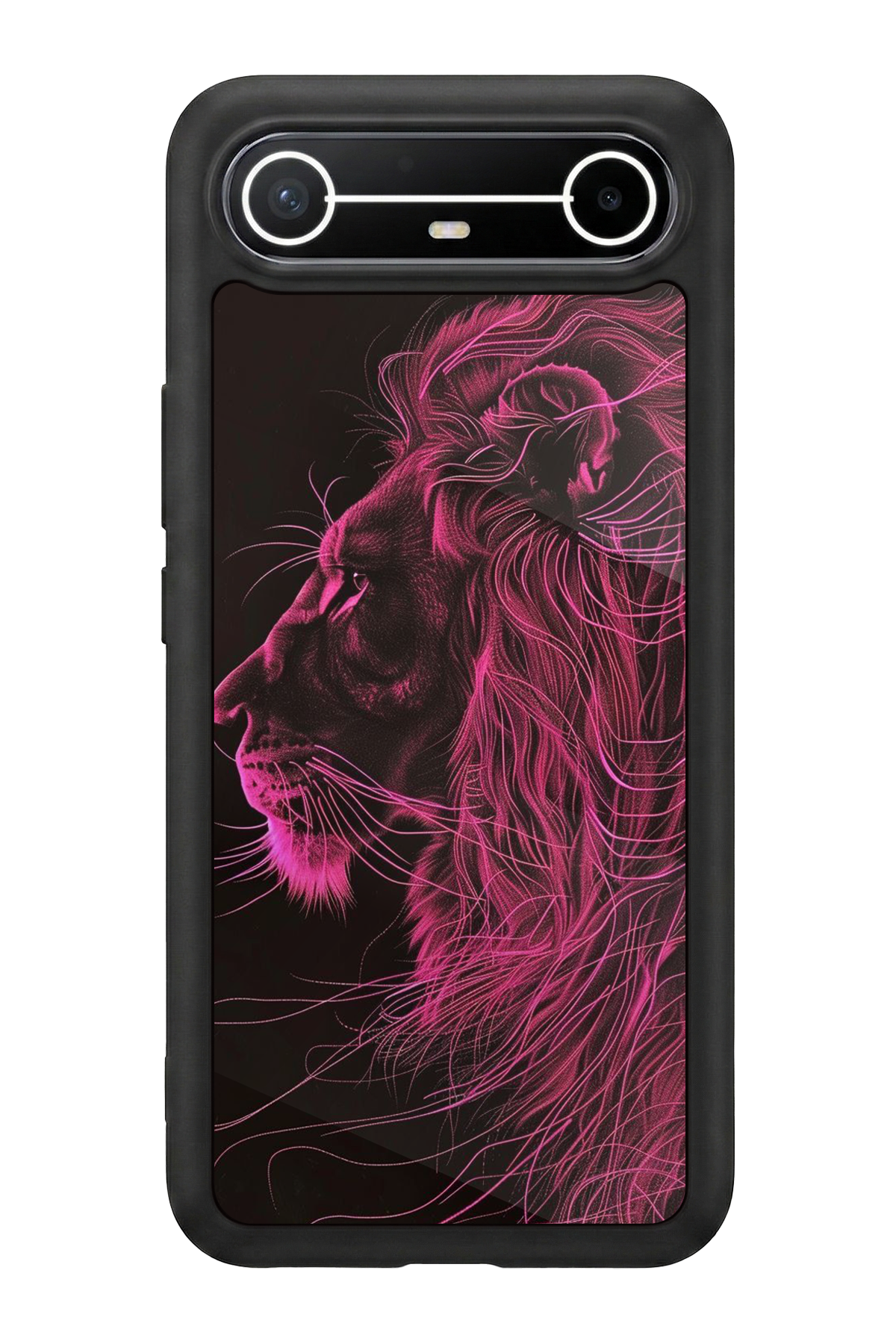 Tecno Spark Slim 5G Uyumlu Aslan Tasarımlı Glossy Premium Kılıf