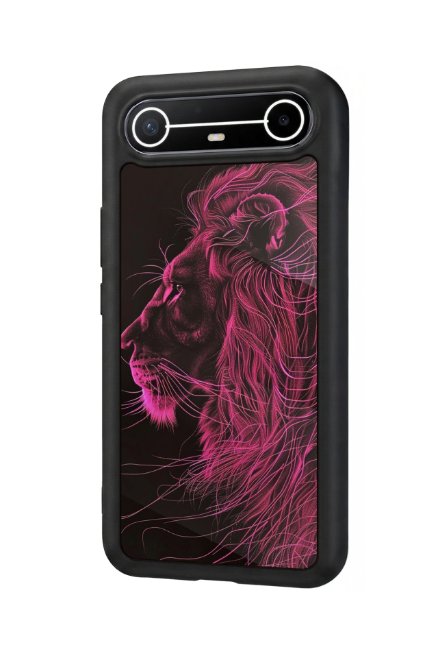 Tecno Spark Slim 5G Uyumlu Aslan Tasarımlı Glossy Premium Kılıf