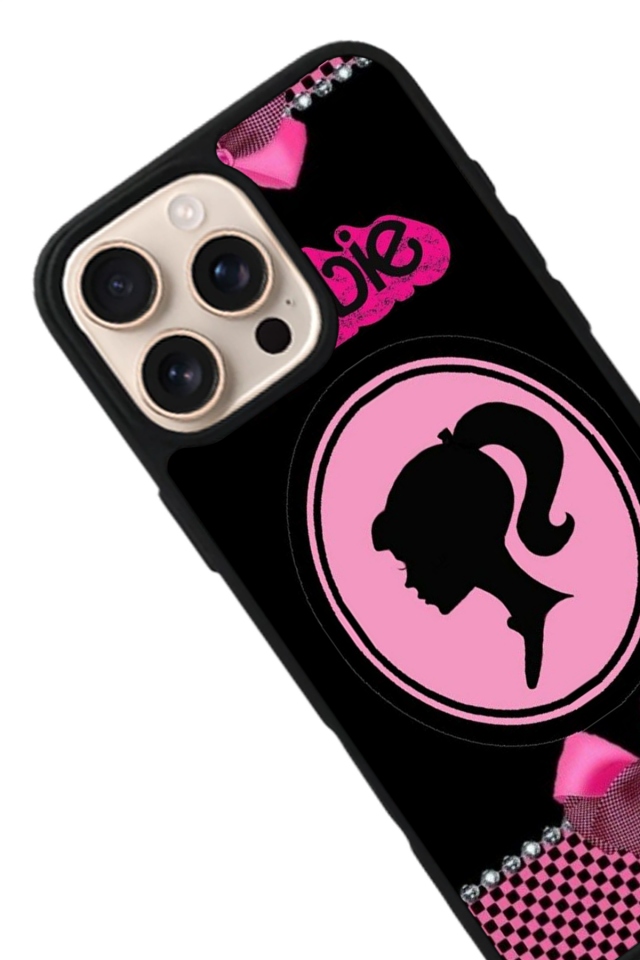 iPhone 14 Pro Uyumlu Barbie Tasarımlı Glossy Premium Kılıf