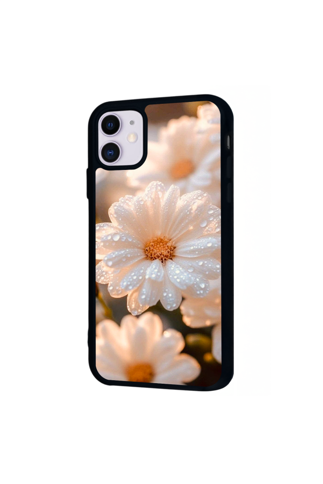 iPhone 11 Uyumlu Cicek Tasarımlı Glossy Premium Kılıf