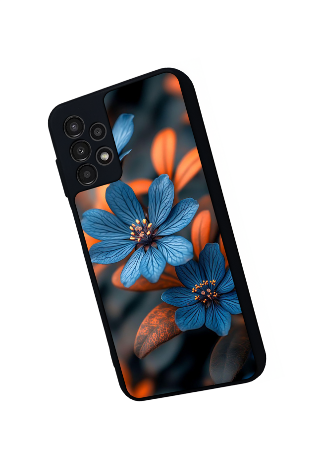 Samsung Galaxy A13 Uyumlu Cicek Tasarımlı Glossy Premium Kılıf