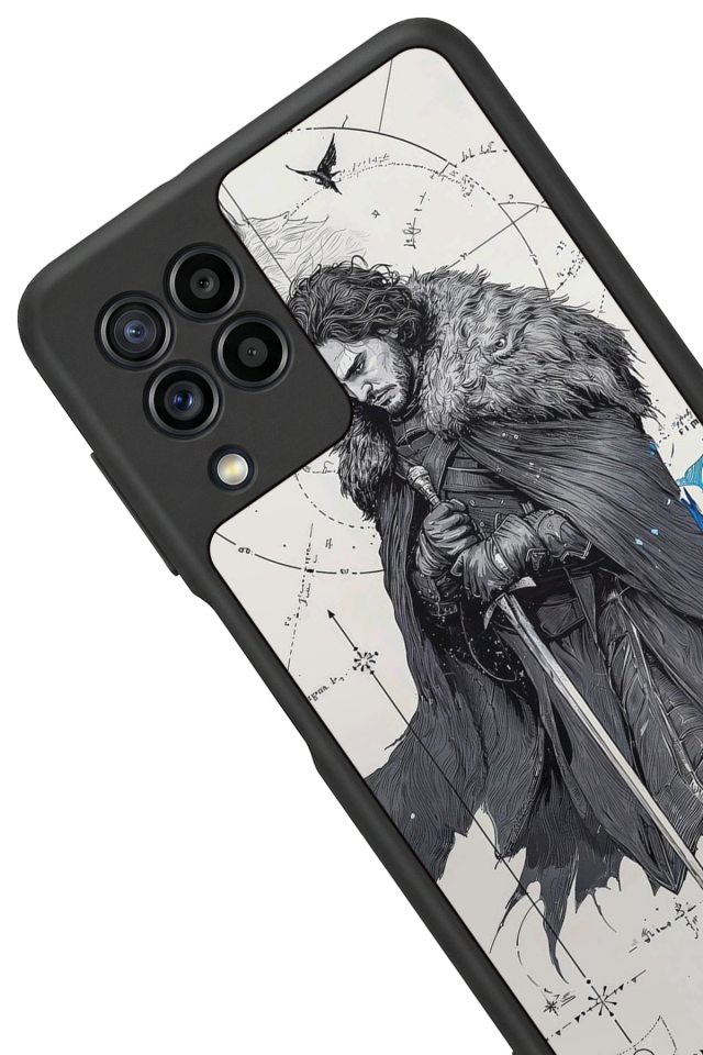 Samsung Galaxy M32 Uyumlu GameOfThrones Tasarımlı Glossy Premium Kılıf