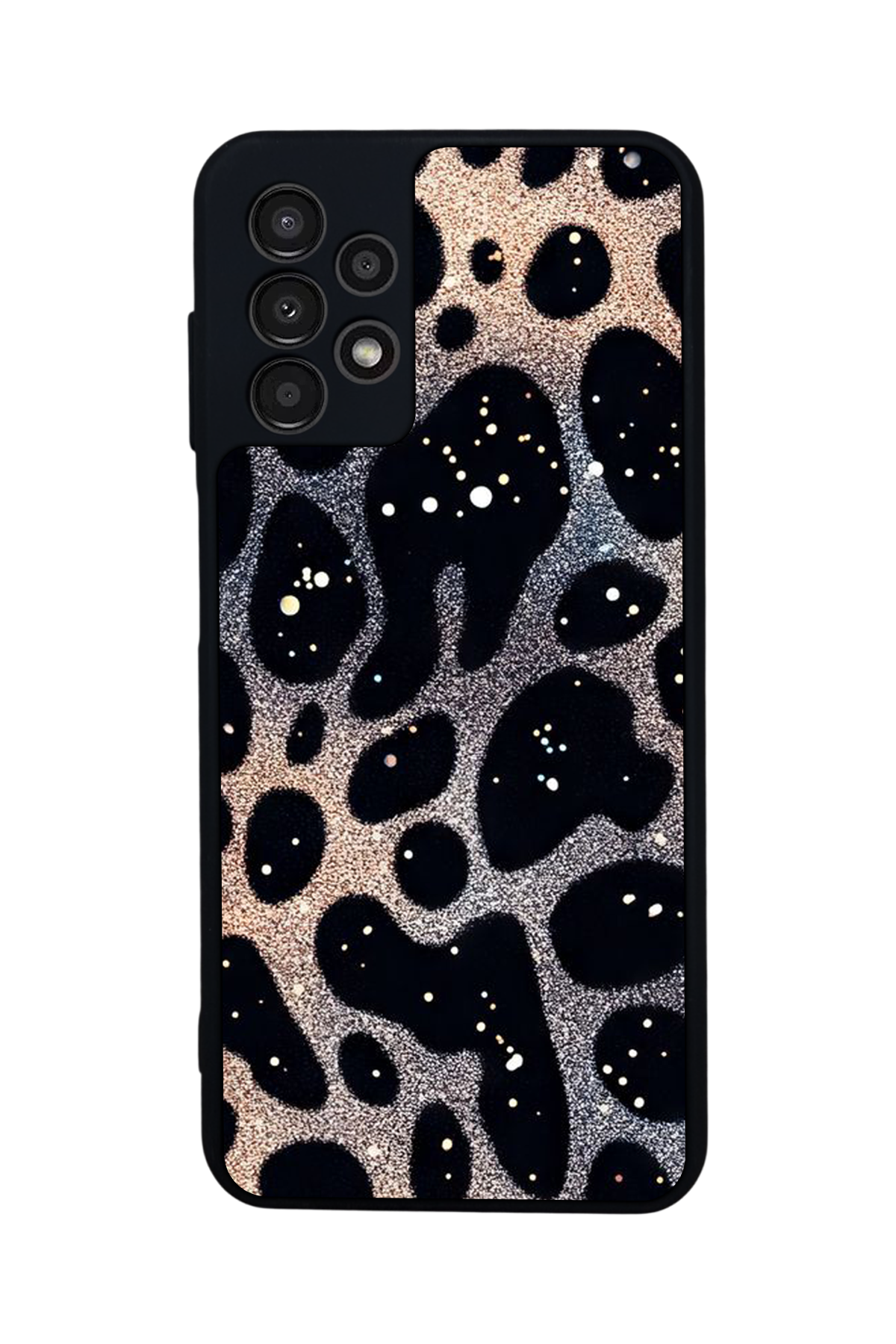 Samsung Galaxy A23 Uyumlu Hologram Leopar Tasarımlı Glossy Premium Kılıf