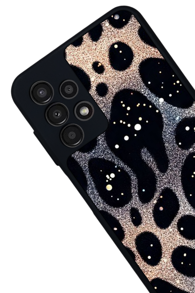 Samsung Galaxy A23 Uyumlu Hologram Leopar Tasarımlı Glossy Premium Kılıf