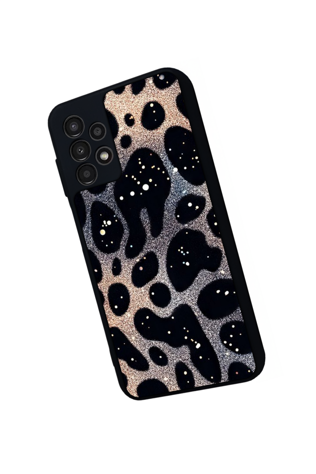 Samsung Galaxy A23 Uyumlu Hologram Leopar Tasarımlı Glossy Premium Kılıf