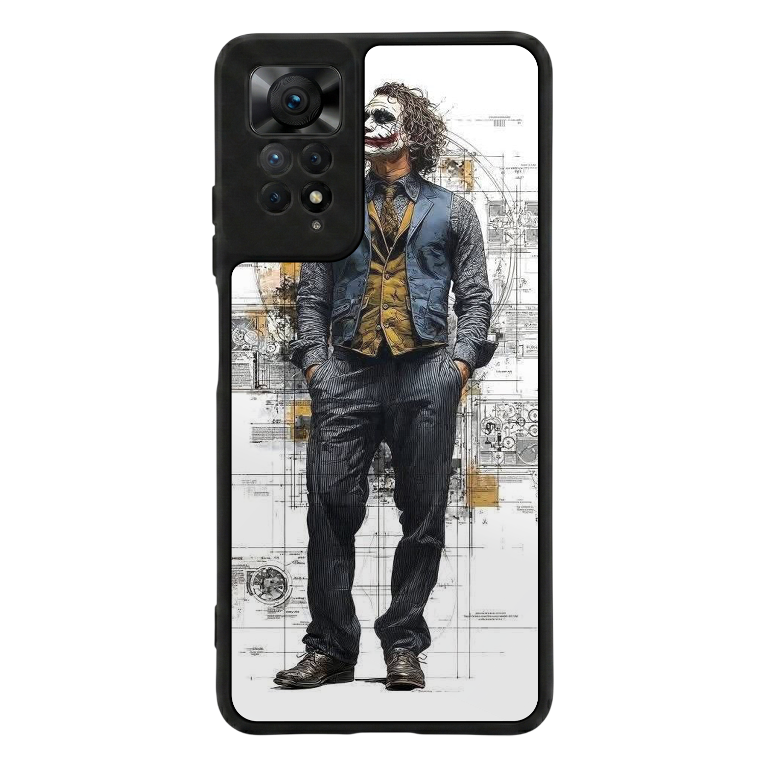 Xiaomi Redmi Note 12 Pro Uyumlu Joker Tasarımlı Glossy Premium Kılıf