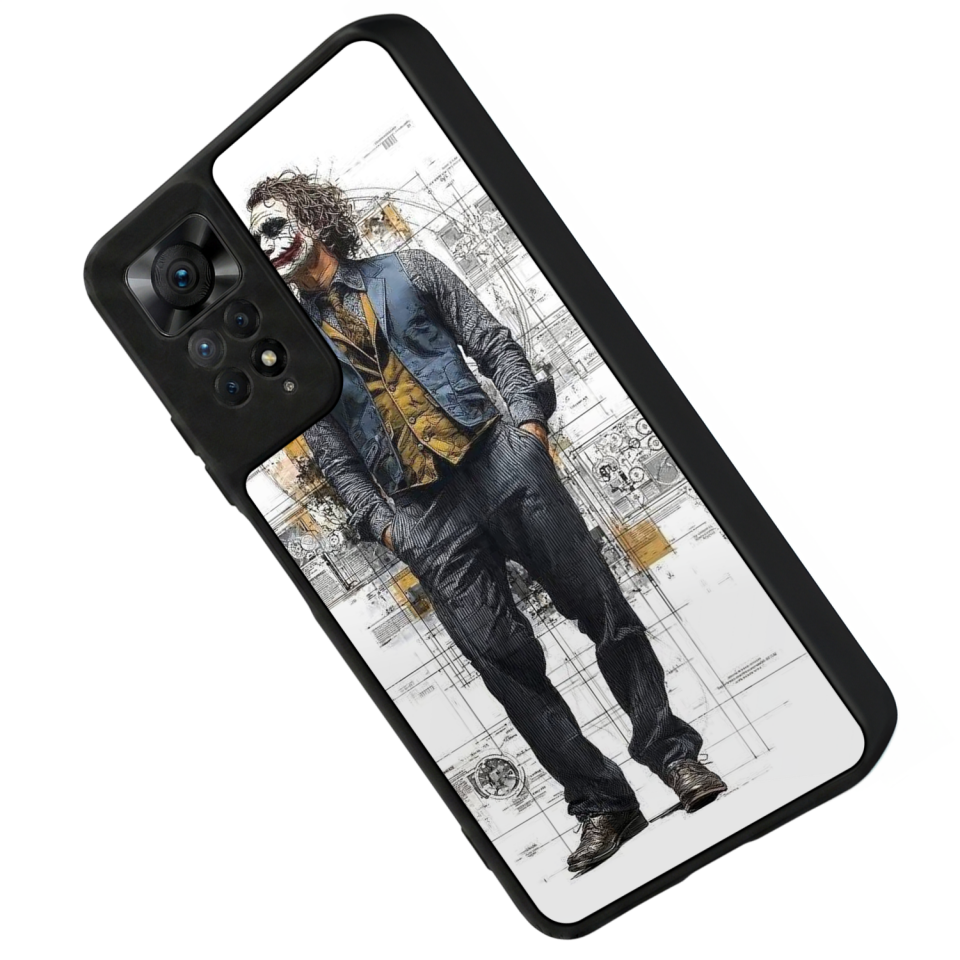 Xiaomi Redmi Note 12 Pro Uyumlu Joker Tasarımlı Glossy Premium Kılıf
