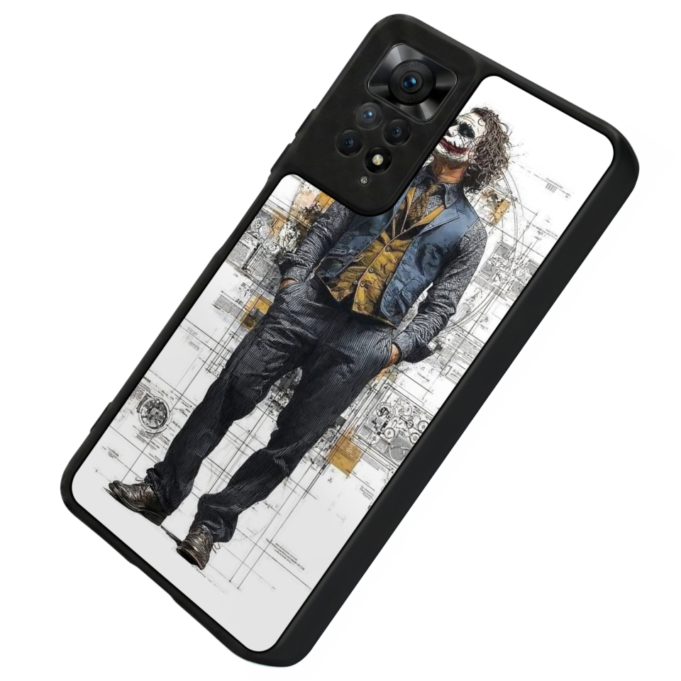 Xiaomi Redmi Note 12 Pro Uyumlu Joker Tasarımlı Glossy Premium Kılıf