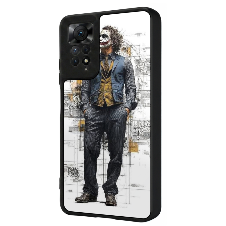 Xiaomi Redmi Note 12 Pro Uyumlu Joker Tasarımlı Glossy Premium Kılıf