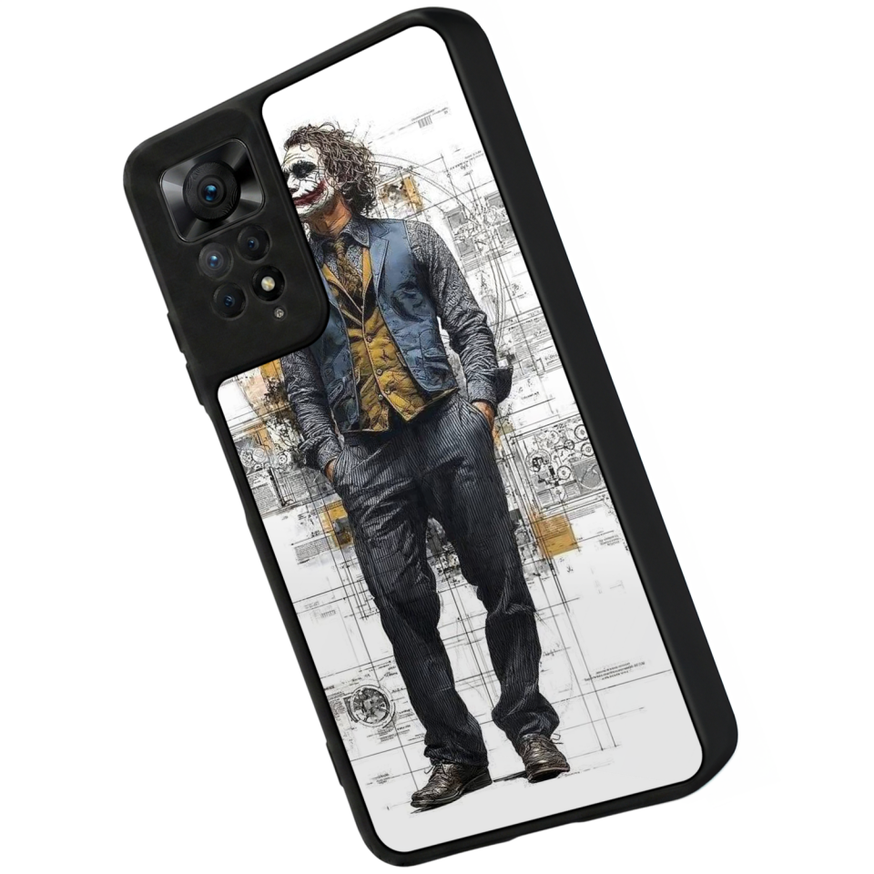Xiaomi Redmi Note 12 Pro Uyumlu Joker Tasarımlı Glossy Premium Kılıf