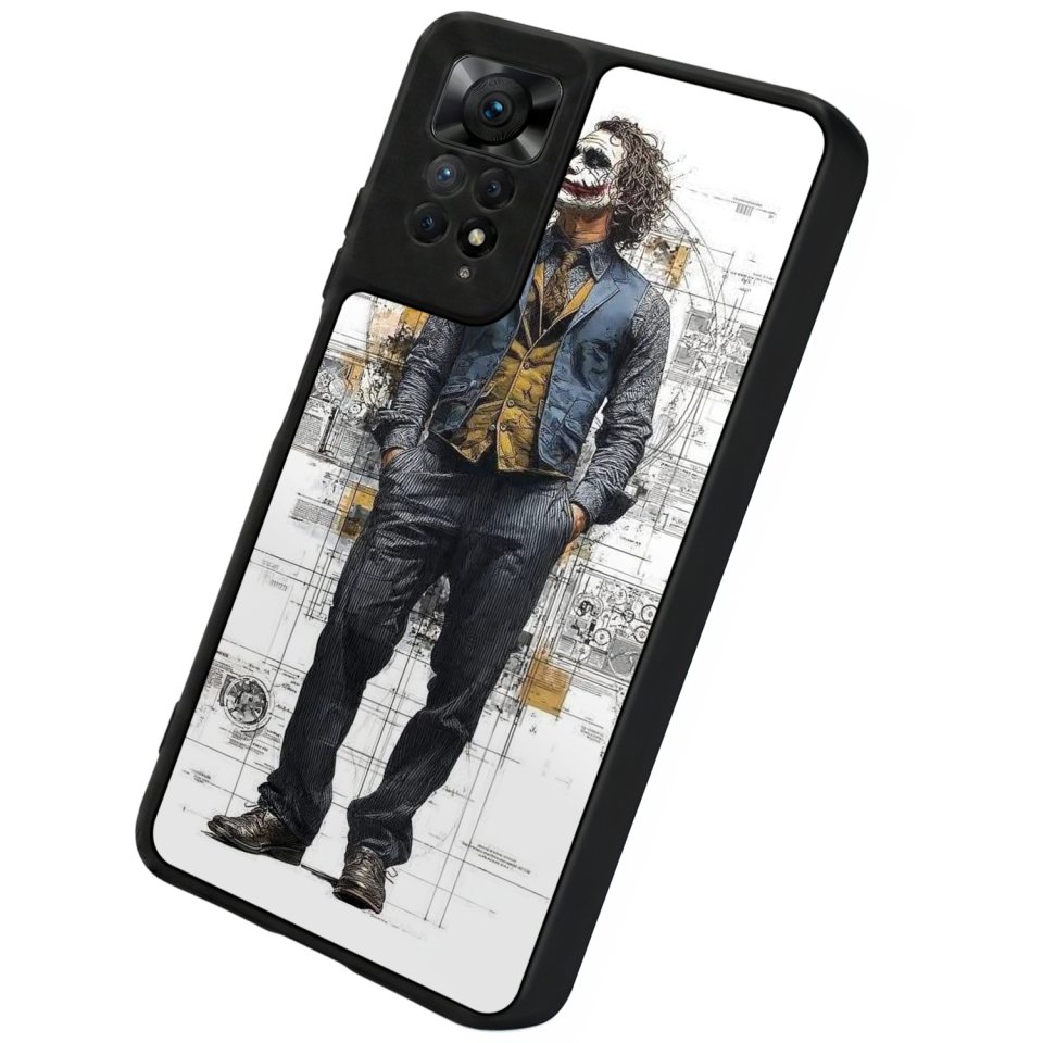 Xiaomi Redmi Note 12 Pro Uyumlu Joker Tasarımlı Glossy Premium Kılıf
