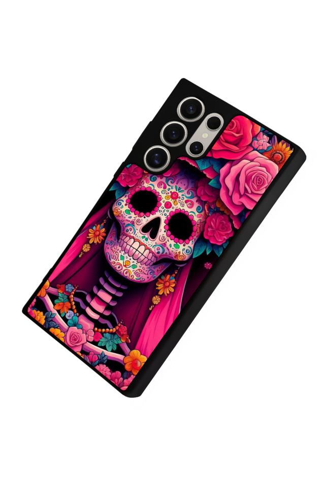 Samsung Galaxy S22 Ultra Uyumlu KuruKafa Tasarımlı Glossy Premium Kılıf