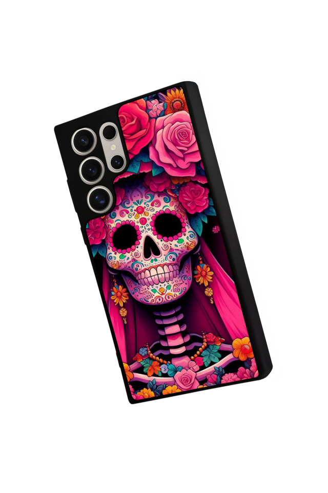 Samsung Galaxy S22 Ultra Uyumlu KuruKafa Tasarımlı Glossy Premium Kılıf