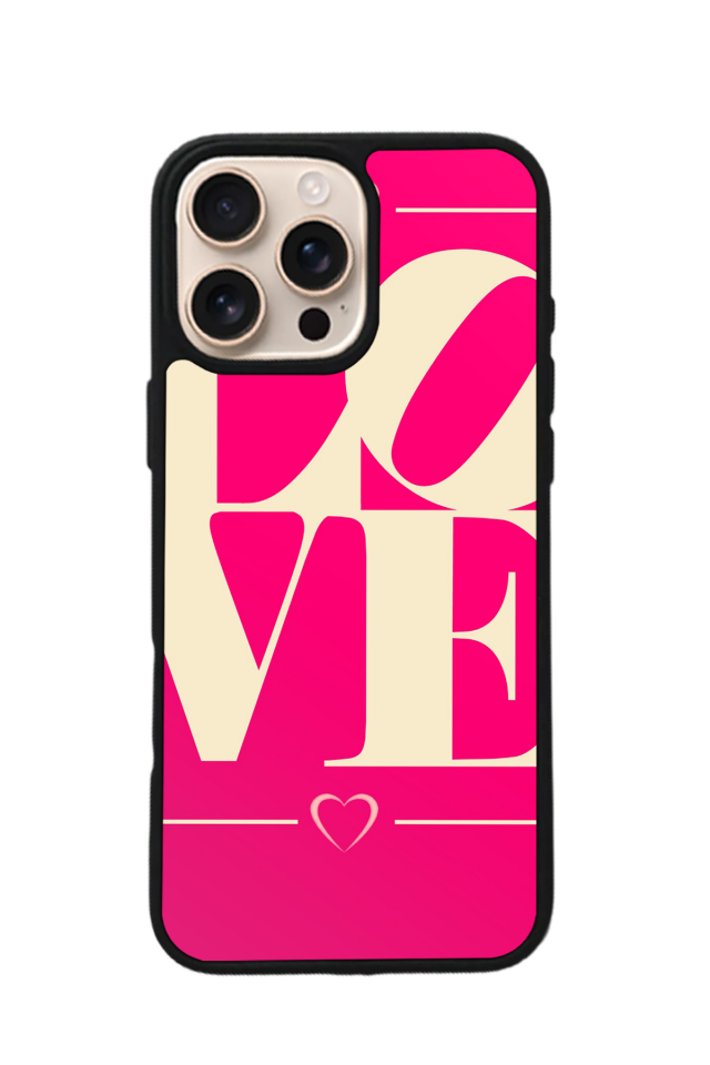 iPhone 14 Pro Max Uyumlu Love Tasarımlı Glossy Premium Kılıf