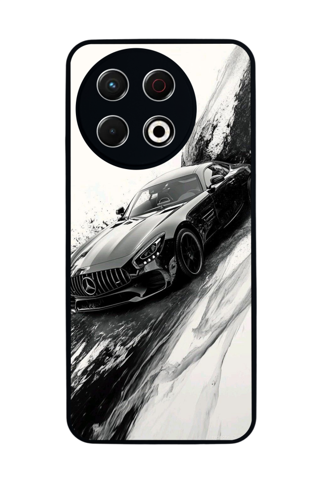 Tecno Spark 30 Pro Uyumlu Mercedes Tasarımlı Glossy Premium Kılıf