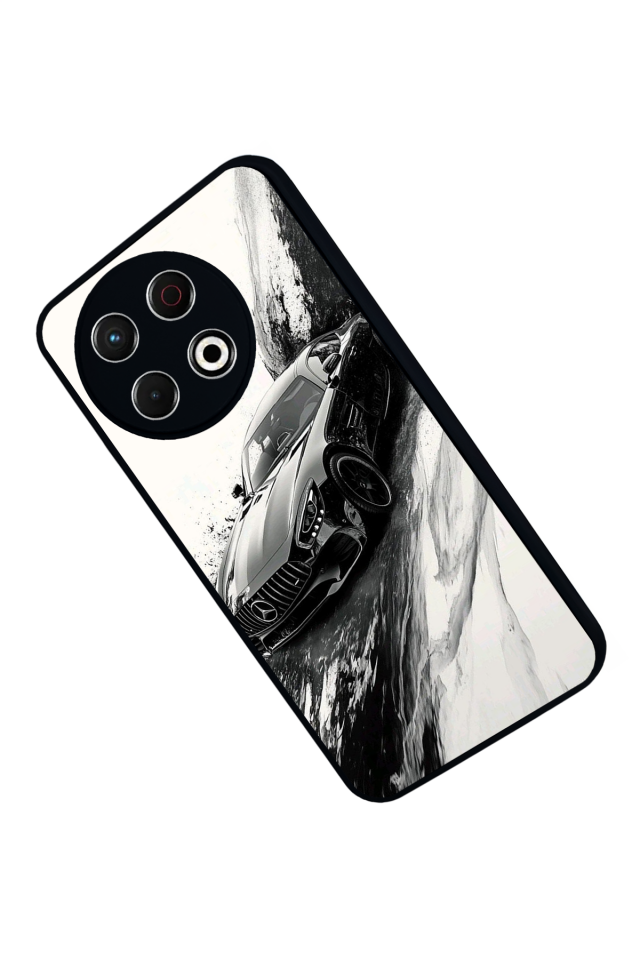 Tecno Spark 30 Pro Uyumlu Mercedes Tasarımlı Glossy Premium Kılıf