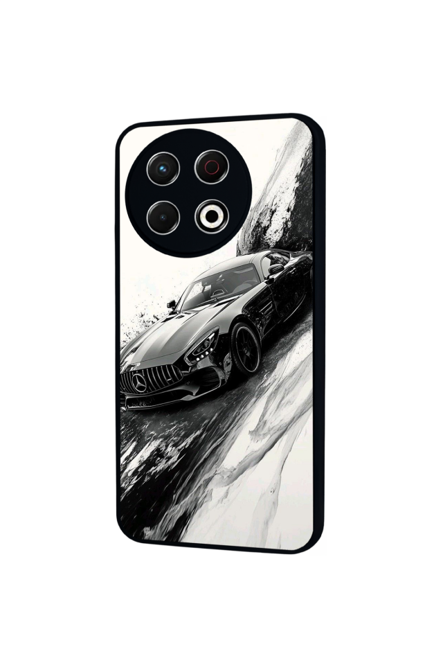 Tecno Spark 30 Pro Uyumlu Mercedes Tasarımlı Glossy Premium Kılıf