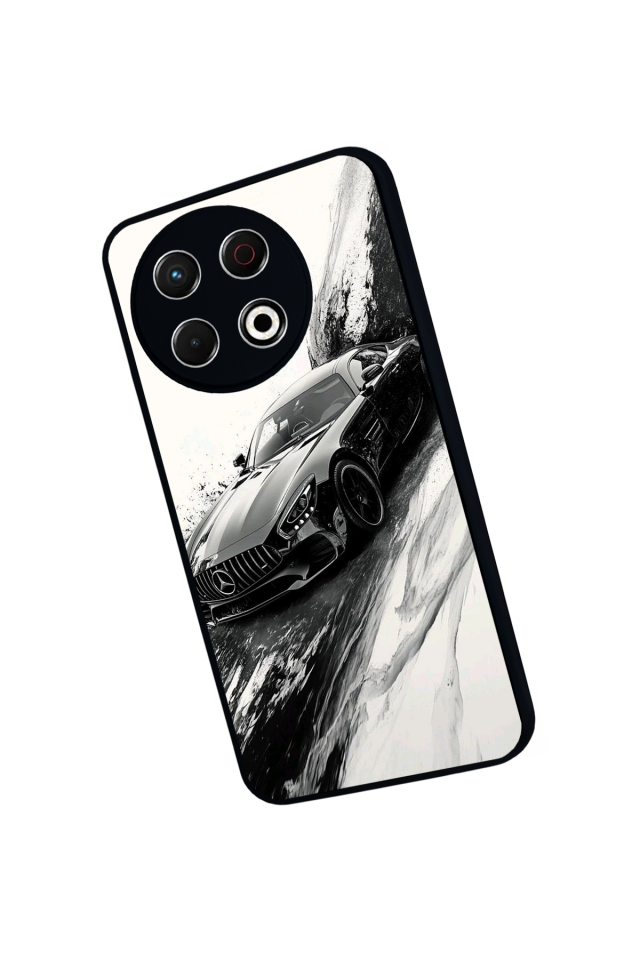 Tecno Spark 30 Pro Uyumlu Mercedes Tasarımlı Glossy Premium Kılıf