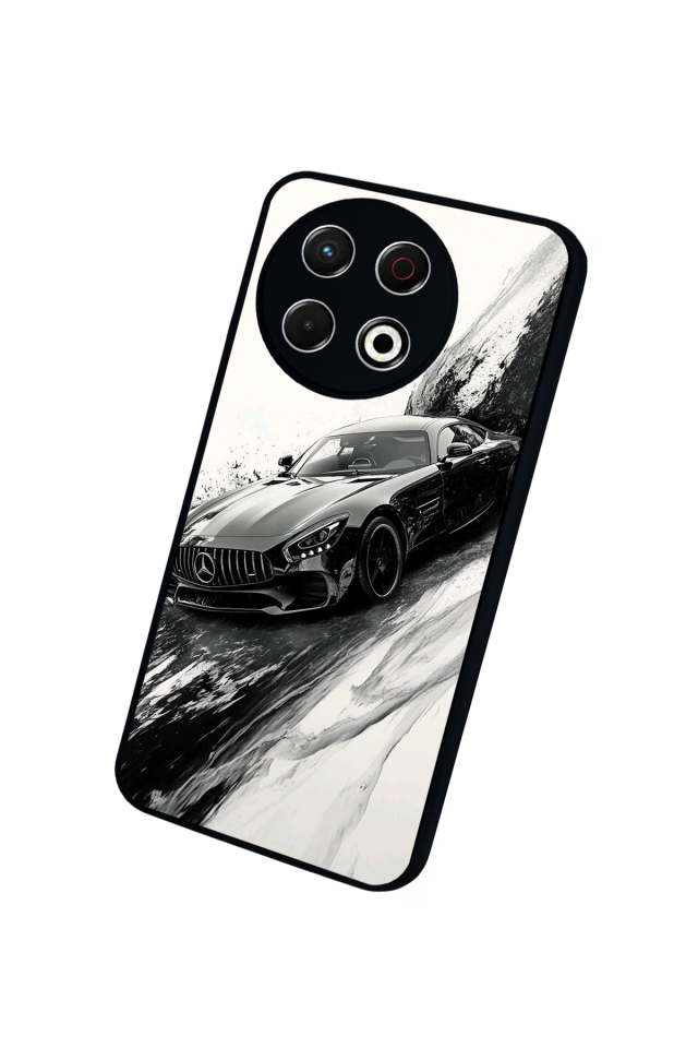 Tecno Spark 30 Pro Uyumlu Mercedes Tasarımlı Glossy Premium Kılıf