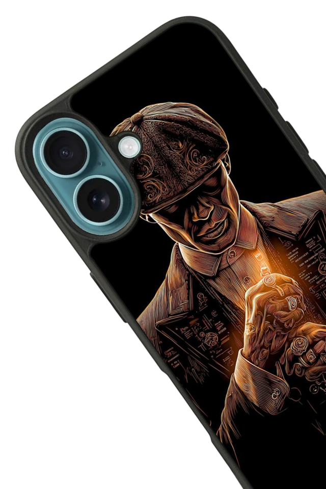 iPhone 16 Plus Uyumlu Peaky Blinders Tasarımlı Glossy Premium Kılıf