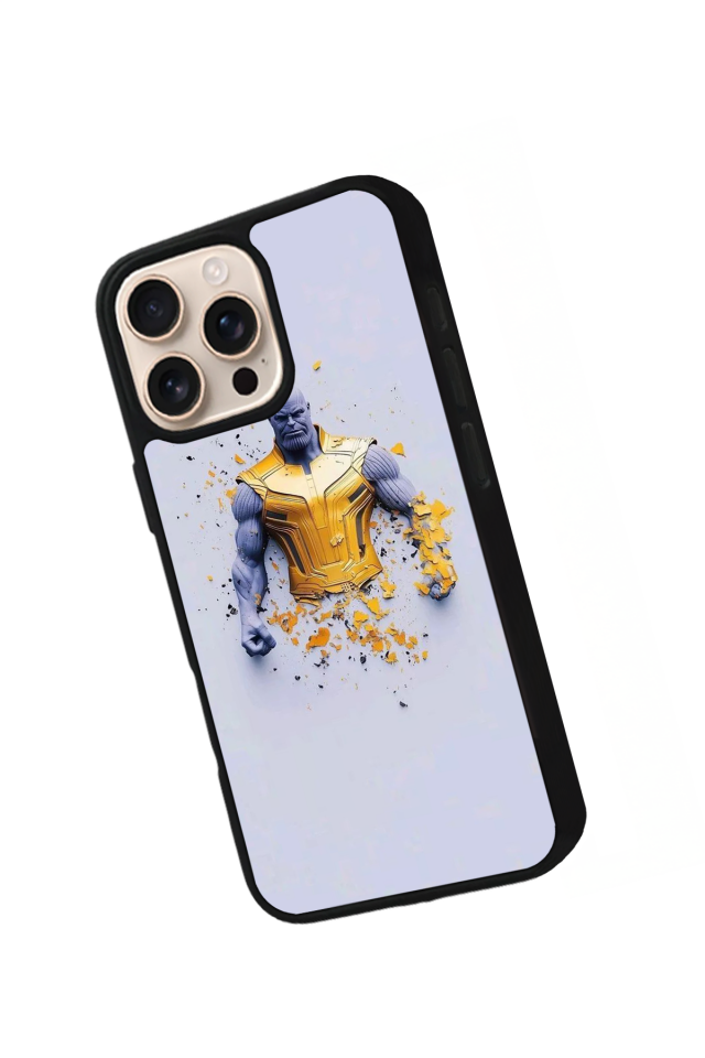 iPhone 15 Pro Uyumlu Thanos Tasarımlı Glossy Premium Kılıf