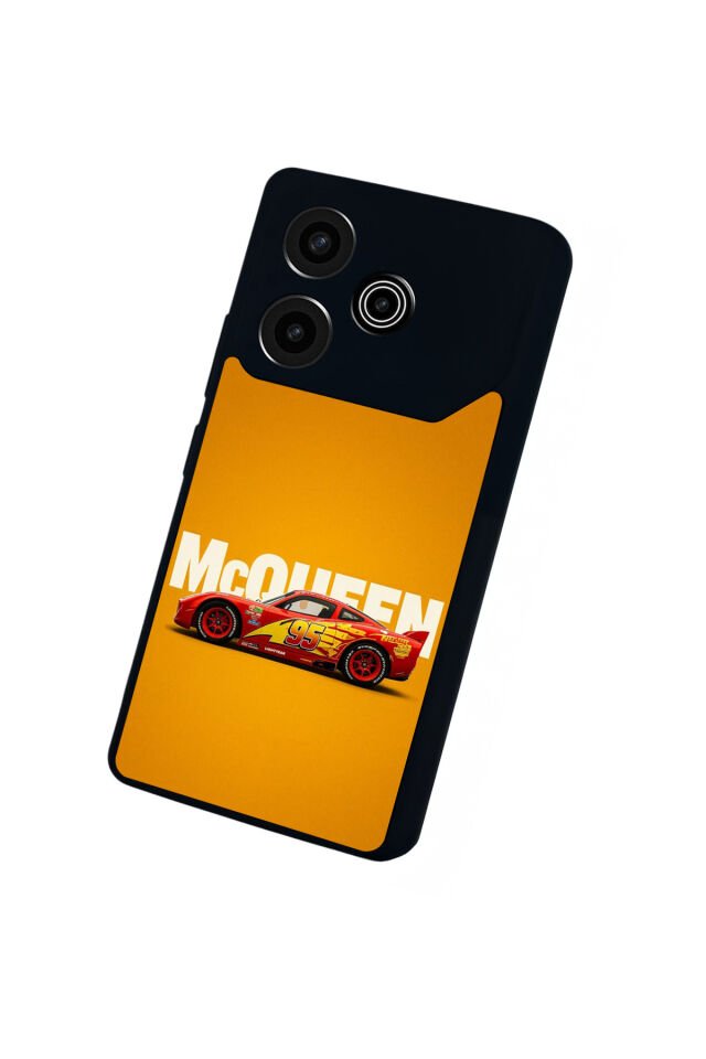 Tecno Pova 6 Uyumlu Şimsek McQueen Tasarımlı Glossy Premium Kılıf