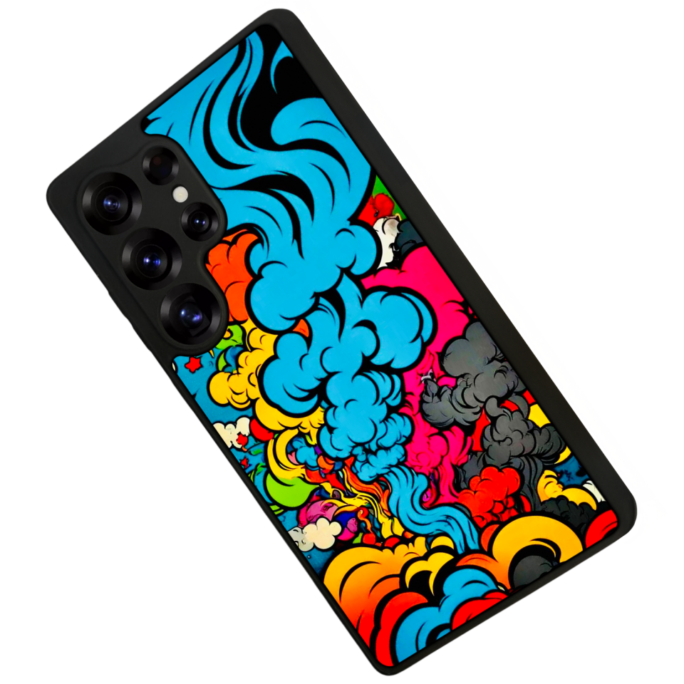 Samsung Galaxy S25 Ultra Uyumlu Abstract Tasarımlı Glossy Premium Kılıf