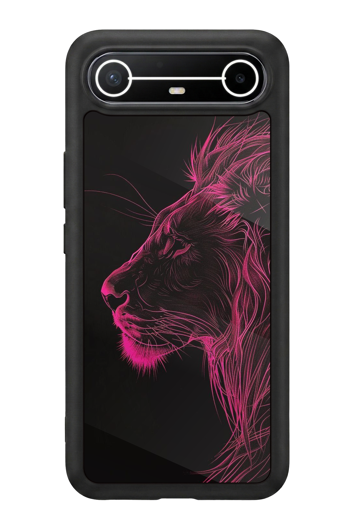 Tecno Spark Slim 5G Uyumlu Aslan Tasarımlı Glossy Premium Kılıf