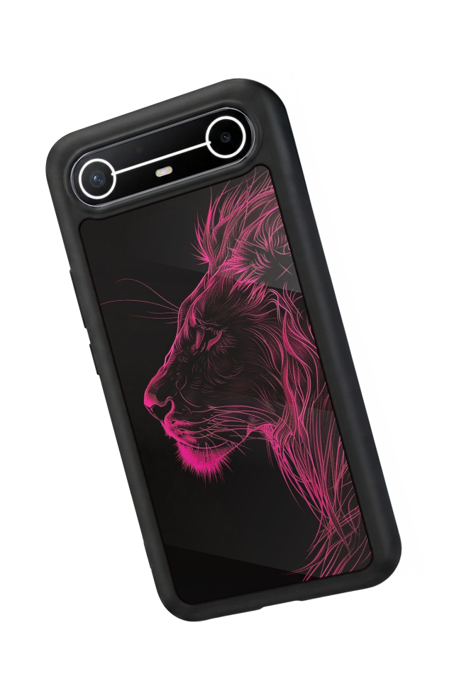 Tecno Spark Slim 5G Uyumlu Aslan Tasarımlı Glossy Premium Kılıf