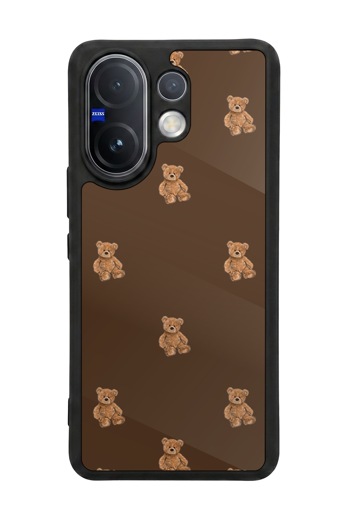 Vivo V60 Uyumlu Ayı Tasarımlı Glossy Premium Kılıf