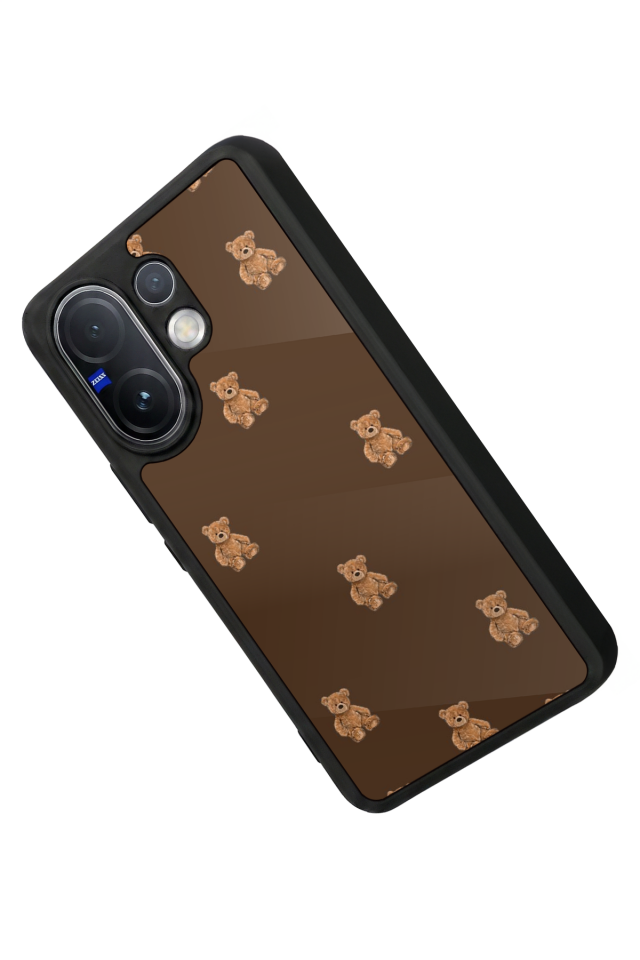 Vivo V60 Uyumlu Ayı Tasarımlı Glossy Premium Kılıf